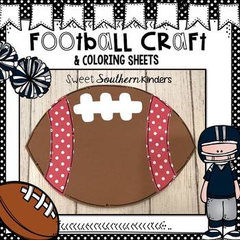Preview of Football Craft: Sports Crafts: Homecoming Crafts: Fall Crafts