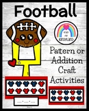 Football Craft Super Activity: Math Patterns, Ten Frame De
