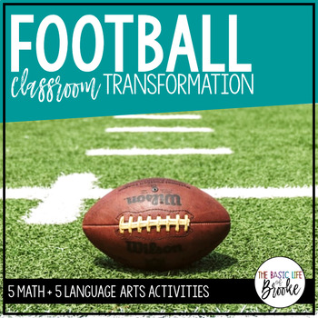 Preview of Football Day! | Football Themed Reading + Math Activities