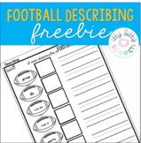 Football Describing FREEBIE