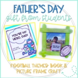 Football Father's Day Book and Picture Frame Craft
