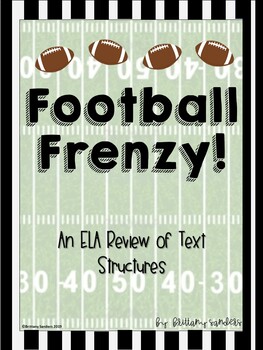 Preview of Football Frenzy Informational Text Structure Game