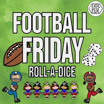Preview of Football Friday Roll-a-Dice (ELA and Math)