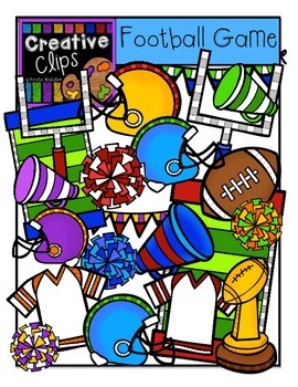 Preview of Football Game {Creative Clips Digital Clipart}