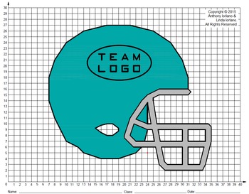 Rams Helmet Mystery Picture (4-Quadrants) by Anthony and Linda Iorlano