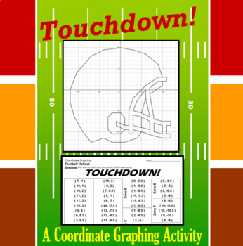 Preview of Touchdown! - A Coordinate Graphing Activity