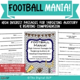 Football Mania: High Interest Passages for Reading & Audit