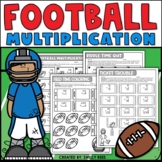 Football Math Activities | Multiplication Coloring Worksheets