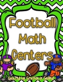 Football Math Centers {6 Centers} Color and Printer Friendly