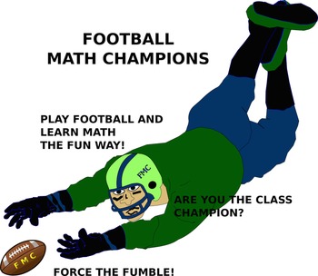 Preview of Football Math Champions Sports Math Game