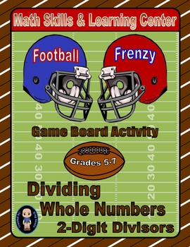 Preview of Football Math Skills & Learning Center (Division with 2-Digit Divisors)