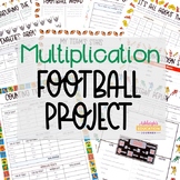 Football Multiplication Project | Print or Digital for Dis
