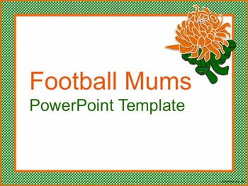 Preview of Football Mums PowerPoint Template