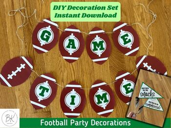 Preview of Football Party Decorations, Super Bowl Party