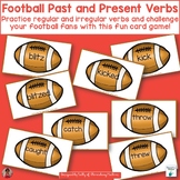 Past and Present Verbs Card Game with Football Theme