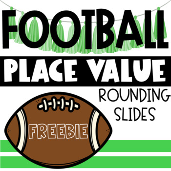 Preview of Football Place Value FREEBIE | MATH | DIGITAL SLIDES