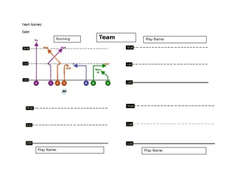 football play diagram template