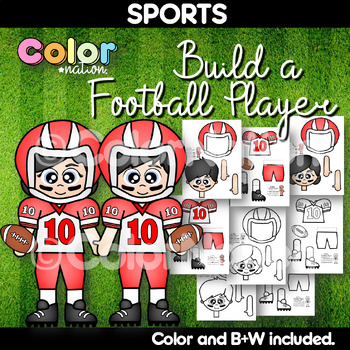 Preview of Football Player | Sports Craft | Super Bowl 2024 Activities