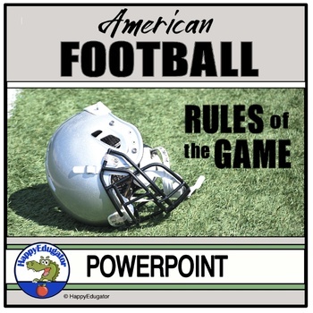 Preview of Football PowerPoint - The Rules of the Game