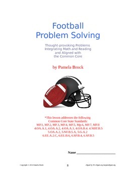 Preview of Football Problem Solving