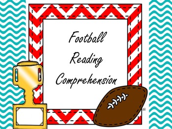 Preview of Football Reading Comprehension