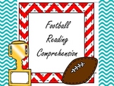 Football Reading Comprehension 3 story set with Assessments