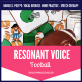 Resonant Voice Therapy Football for Speech Therapy