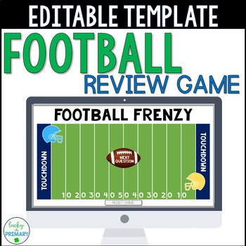 Preview of Football Review Game TempIate Interactive | Test Prep | Any Subject!