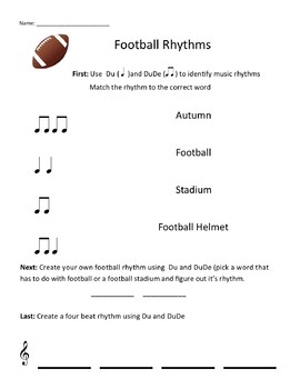 Preview of Football Rhythms