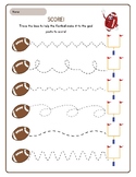 Football Score Trace Worksheet