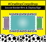 Football/Soccer Ball Bulletin Border & Editable Colour Dis