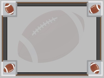 Preview of Football Sports Borders and Background graphics - Commercial Use