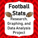 Football Stats Math Project - Upper Elementary Math: Graph