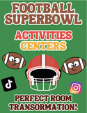 Football Super Bowl Day Activities and Centers for Primary Grades