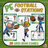 PE Football Stations- 20 Gridiron Zones