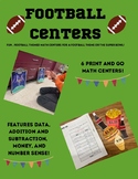 Football/Superbowl Themed Math Centers