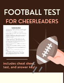 Football Test for Cheerleaders