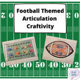 Football Themed Articulation Craftivity