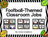 {EDITABLE} Football Theme Classroom Jobs Signs Chart