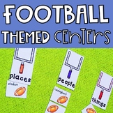 Football Themed Math and Reading Activities Perfect for Centers