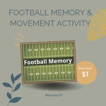Preview of Football Themed Memory & Movement Game
