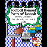 Parts of Speech - Football Posters