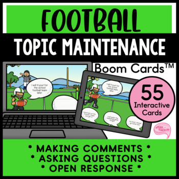 On or Off Topic Switch for Topic Maintenance No Prep Speech Therapy Boom  Cards™