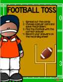 Football Toss-Addition Center with Regrouping