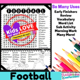Football Word Search: Fun for the Super Bowl® : Early Fini