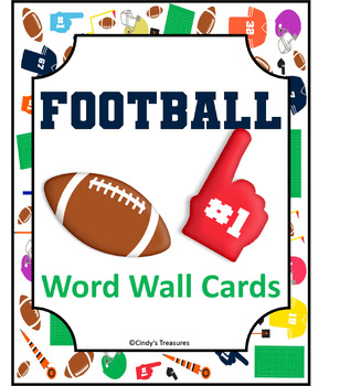 Preview of Football Word Wall Cards