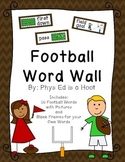 Football Word Wall Display