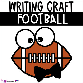 Preview of Football Writing Crafts - Fall Bulletin Board Writing Activity