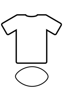 Preview of Football and Jersey Template