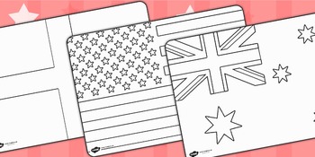 Download Football/World Cup Country Flags Colouring Sheets by Twinkl Printable Resources